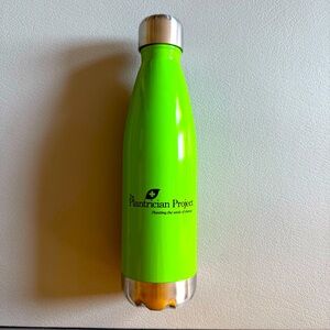 Lime Green Insulated Stainless Steel Metal Bottle | 17 oz.| | Screw on Cap | NEW